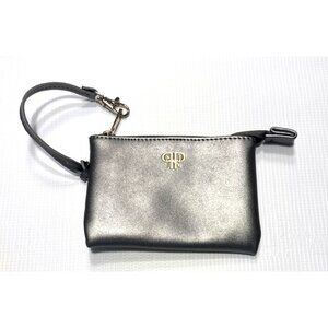 PurseN Zip Top Wristlet in Bronze with Gold Hardware